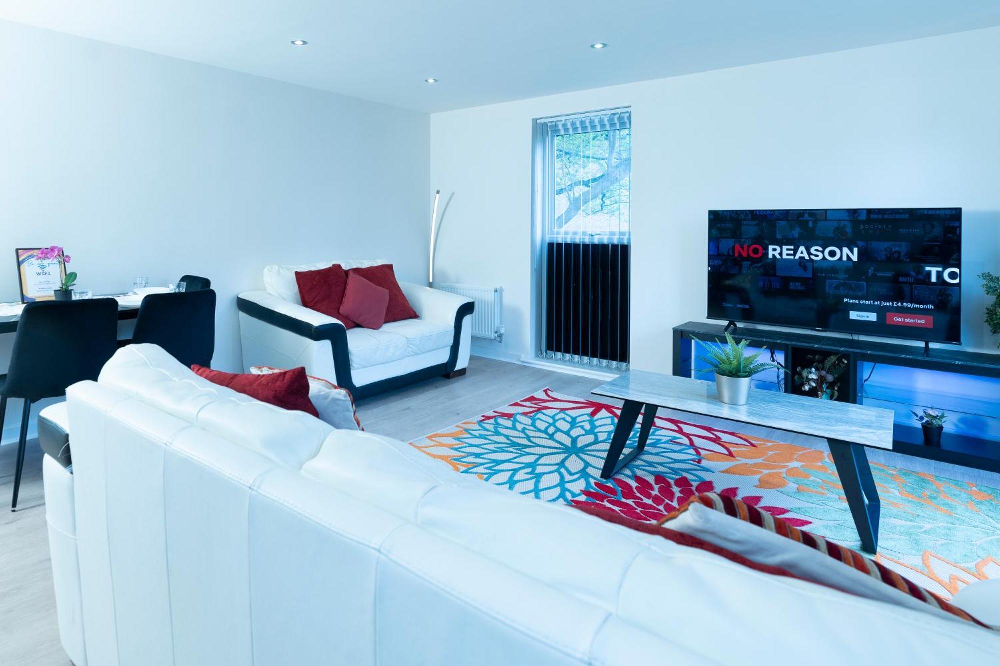 Luxury Ground Floor 2 Bedroom Apartment Free Wifi & Parking Sheffield Esterno foto