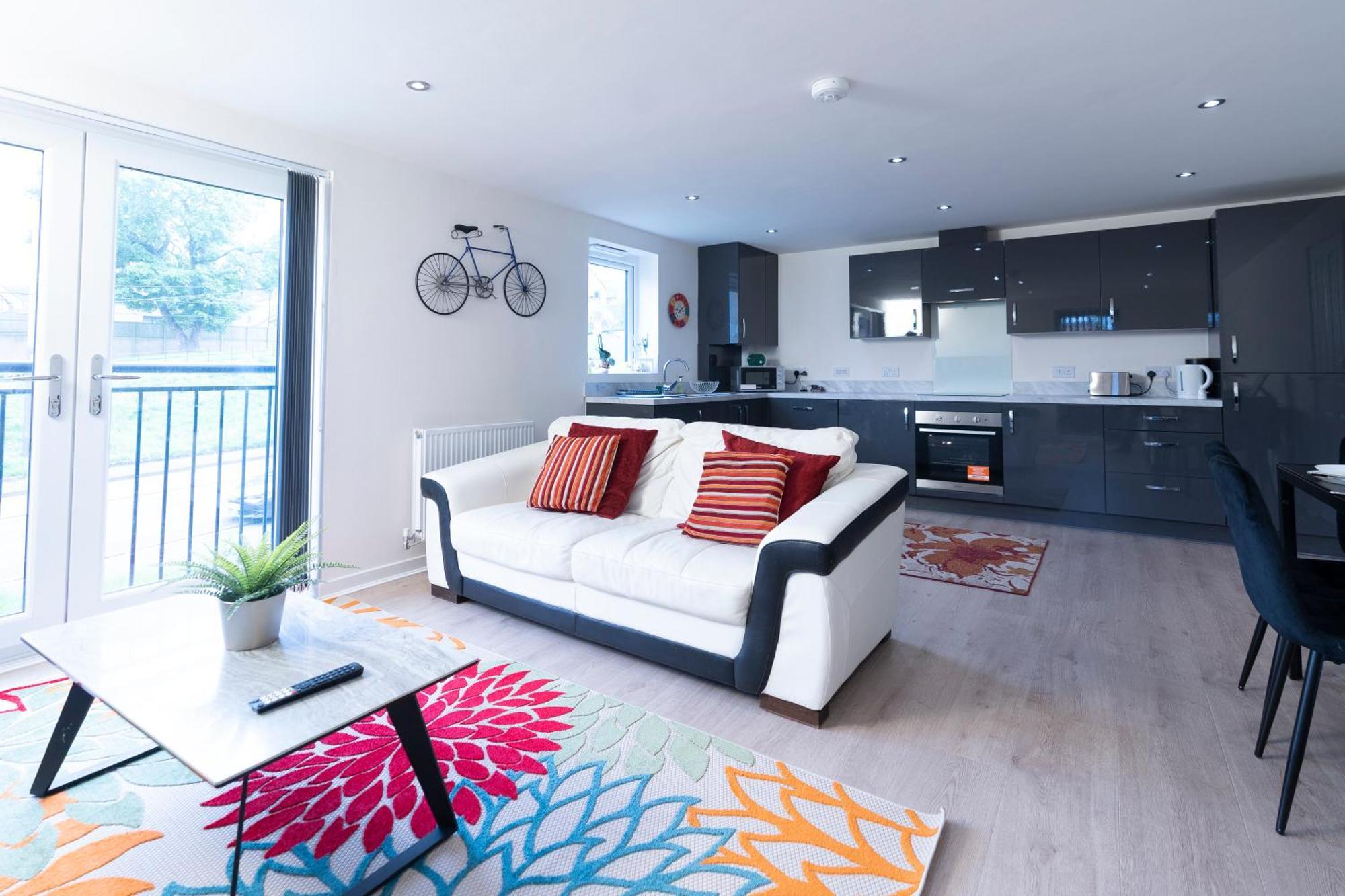 Luxury Ground Floor 2 Bedroom Apartment Free Wifi & Parking Sheffield Esterno foto